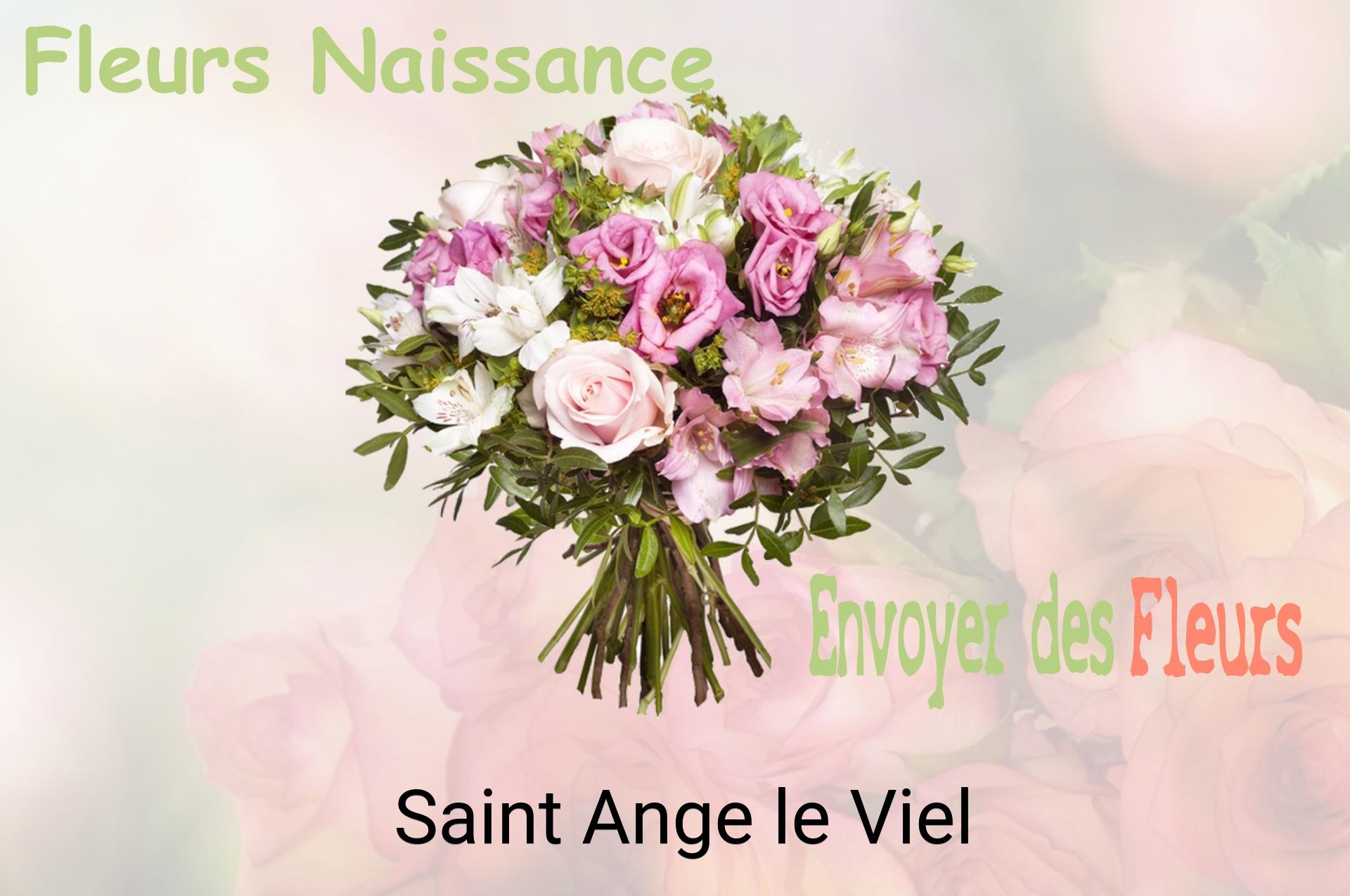 Bouquet de fleurs de naissance livré à Saint-Ange-le-Viel